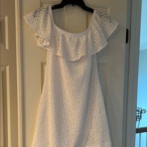 Like New. Women’s Lilly Pulitzer White Lace Dress